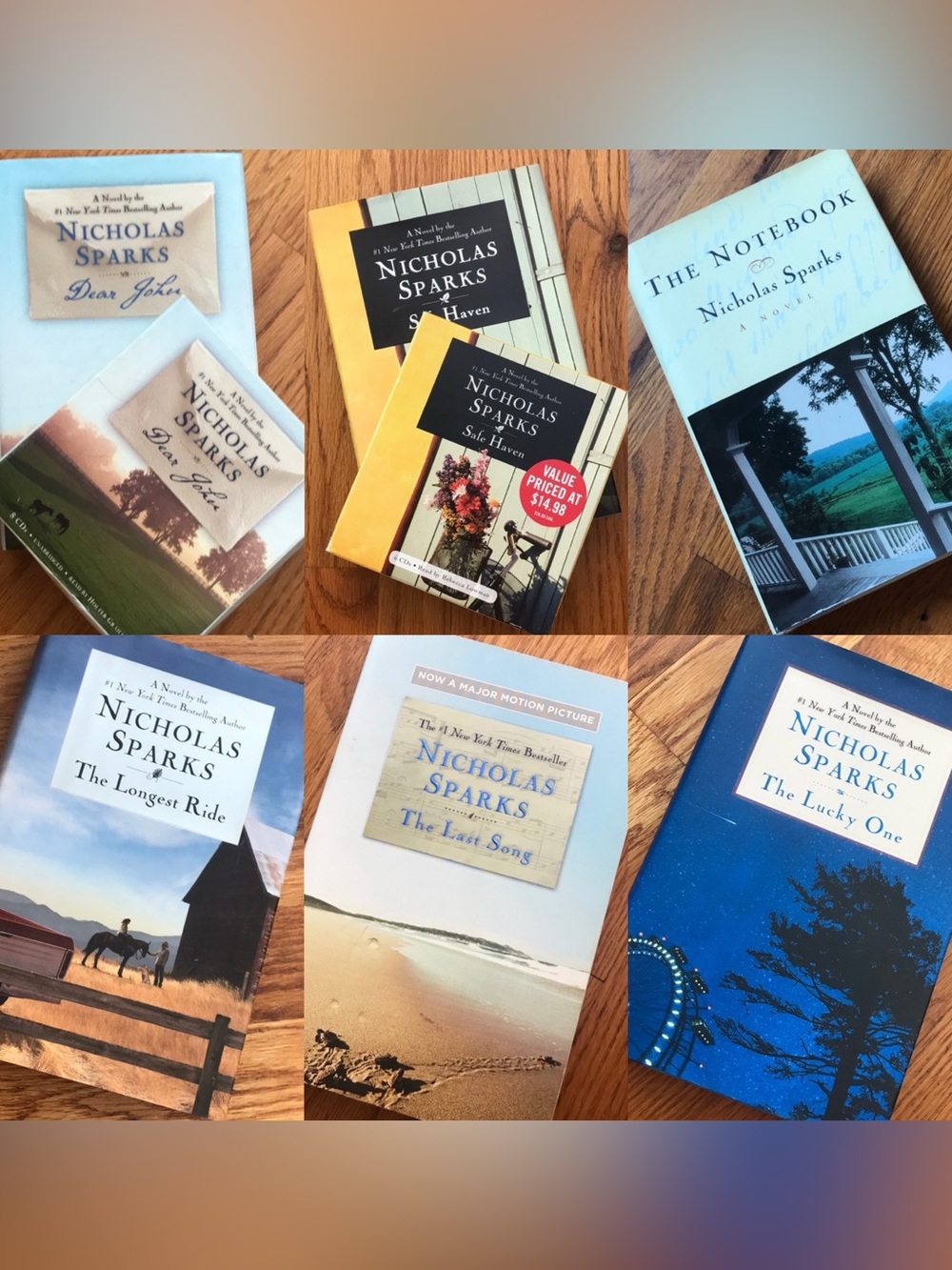 Nicholas Sparks | Bundle (2 Audio Books & 6 Books)